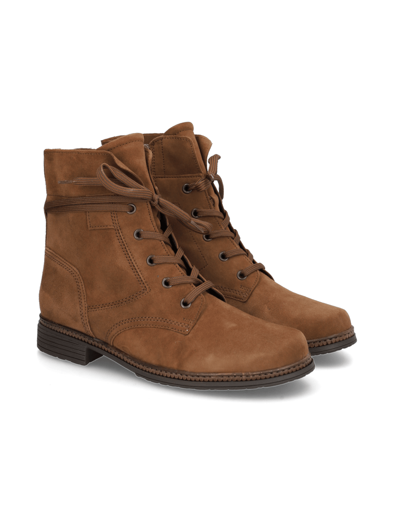 Gabor-Veloursleder-Schnürboot-schwarz