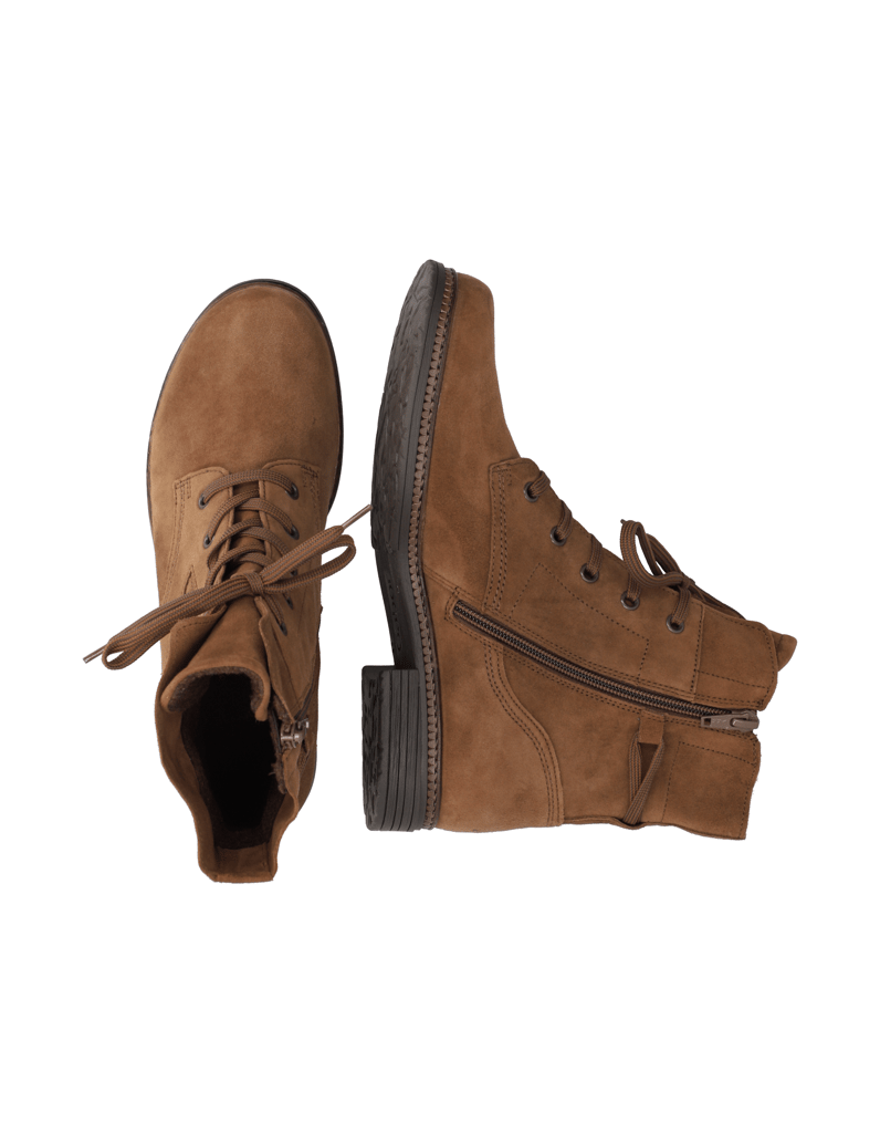 Gabor-Veloursleder-Schnürboot-schwarz