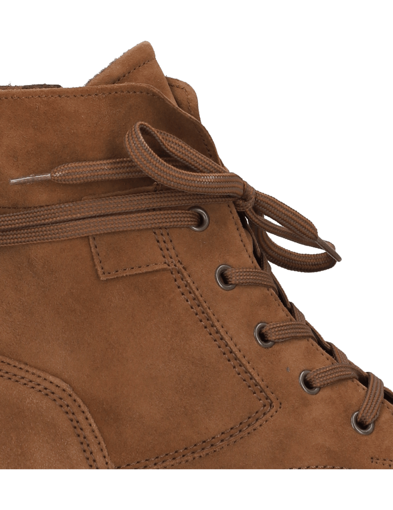 Gabor-Veloursleder-Schnürboot-schwarz