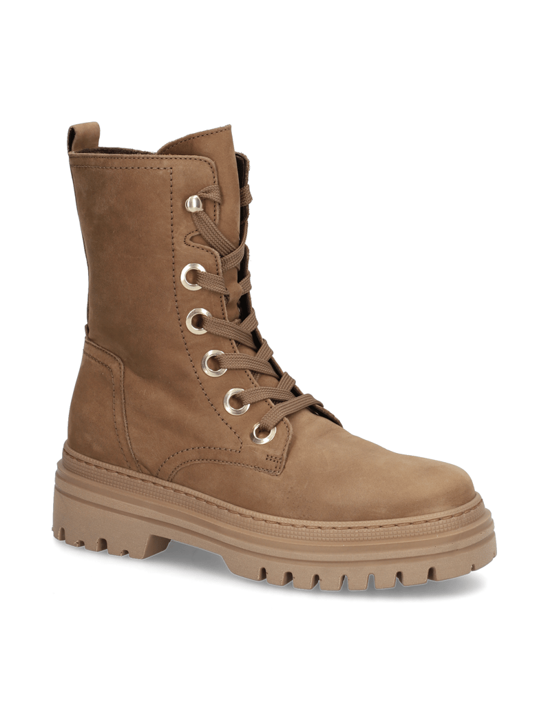 Gabor-Nubukleder-Schnürboot-beige