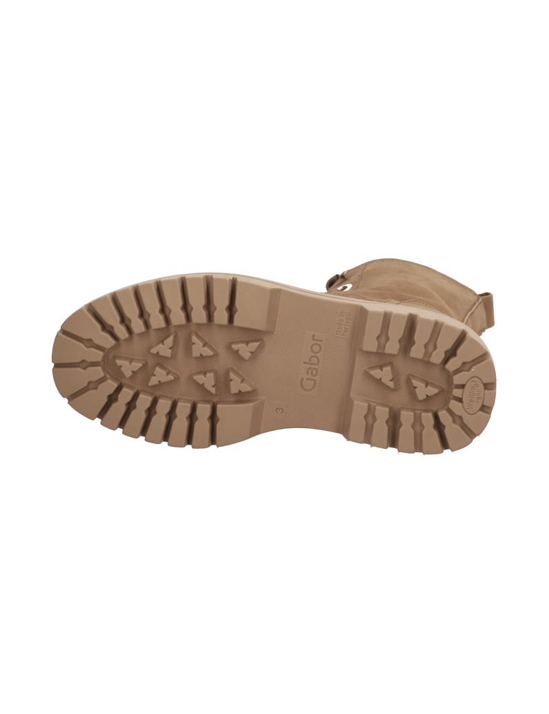 Gabor-Nubukleder-Schnürboot-beige