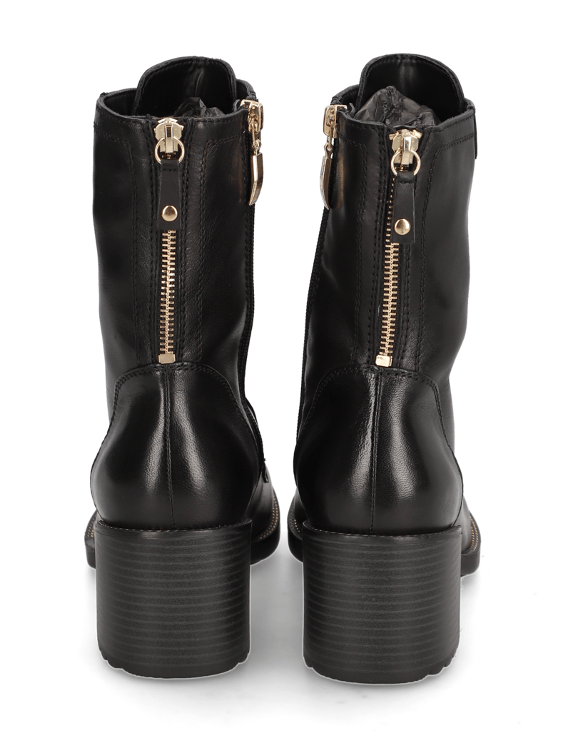 POE-Glattleder-Schnürstiefelette