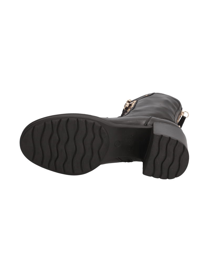 POE-Glattleder-Schnürstiefelette