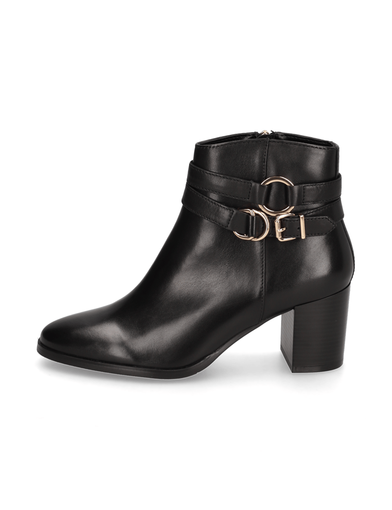 POE-Glattleder-Stiefelette