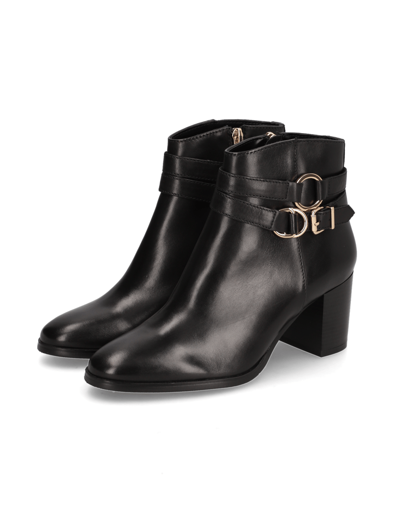 POE-Glattleder-Stiefelette