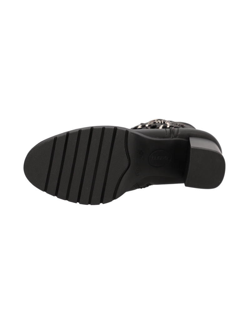 Lazzarini-Glattleder-Stiefelette-schwarz