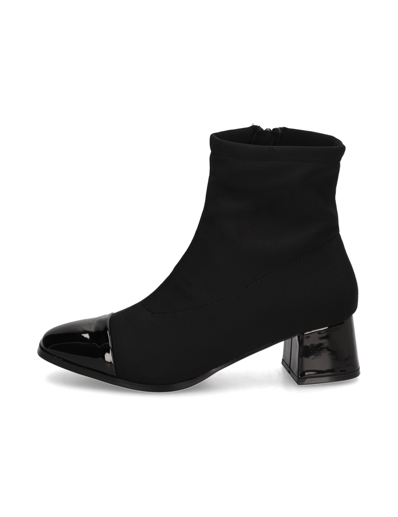 Lazzarini-Textil-Stiefelette-schwarz