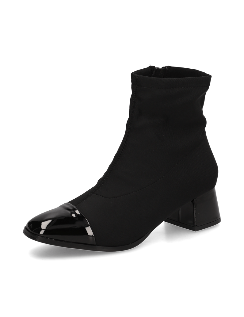 Lazzarini-Textil-Stiefelette-schwarz
