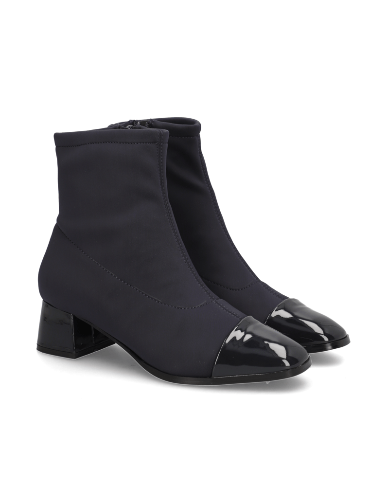 Lazzarini-Textil-Stiefelette-schwarz