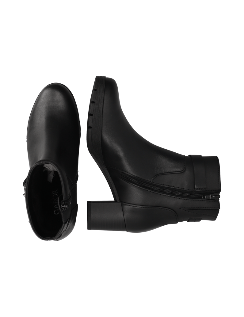 Gabor-Stiefelette-schwarz