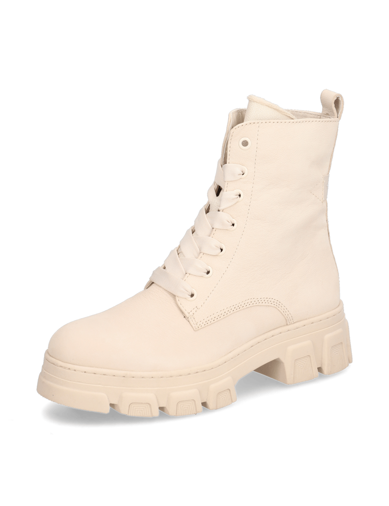 TAMARIS-Nubukleder-Schnürboot-beige