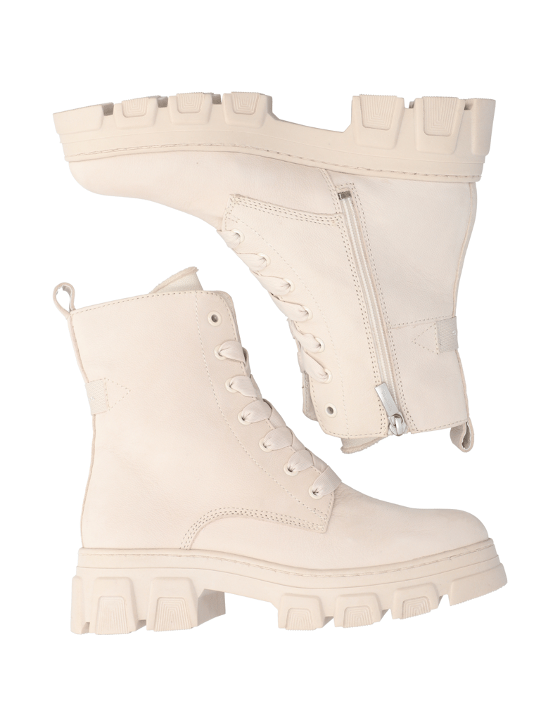 TAMARIS-Nubukleder-Schnürboot-beige