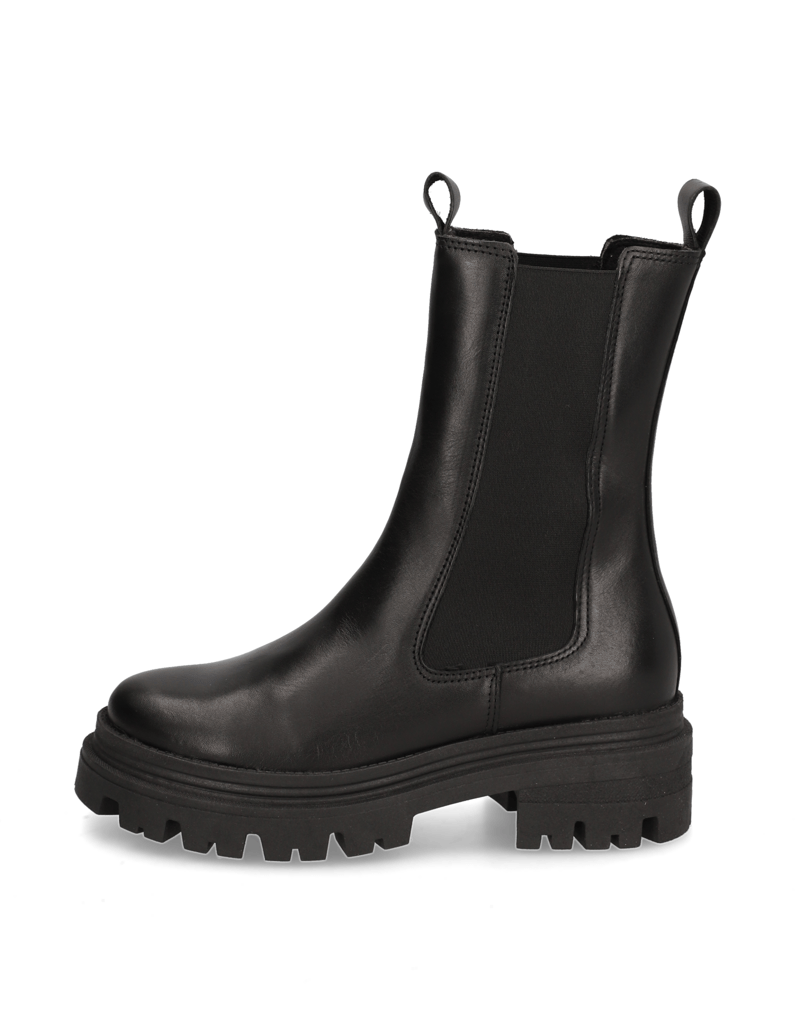TAMARIS-Glattleder-Chelsea-Boot-schwarz