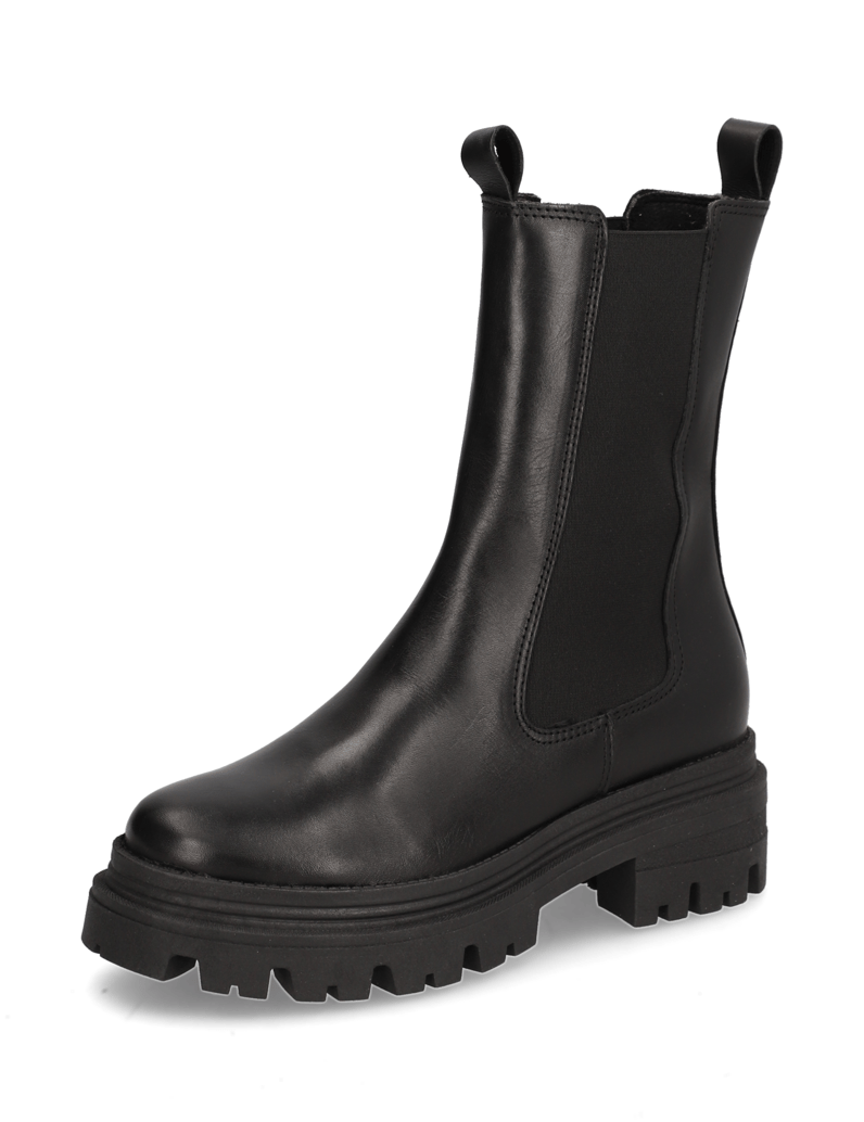 TAMARIS-Glattleder-Chelsea-Boot-schwarz