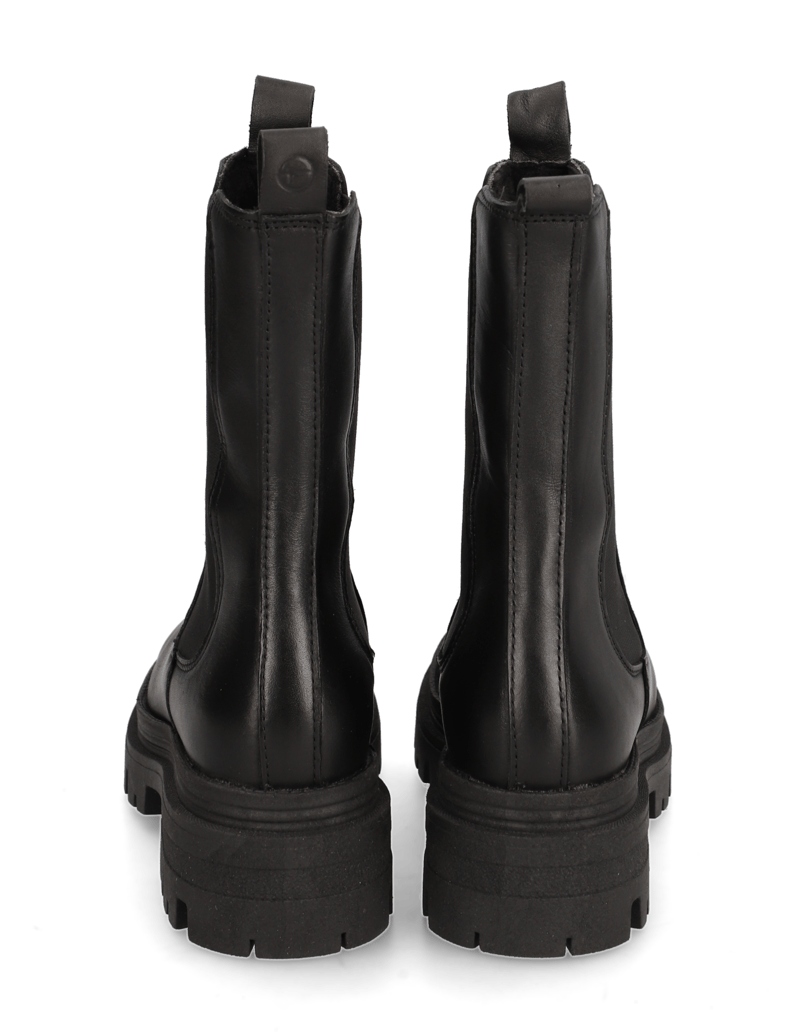 TAMARIS-Glattleder-Chelsea-Boot-schwarz
