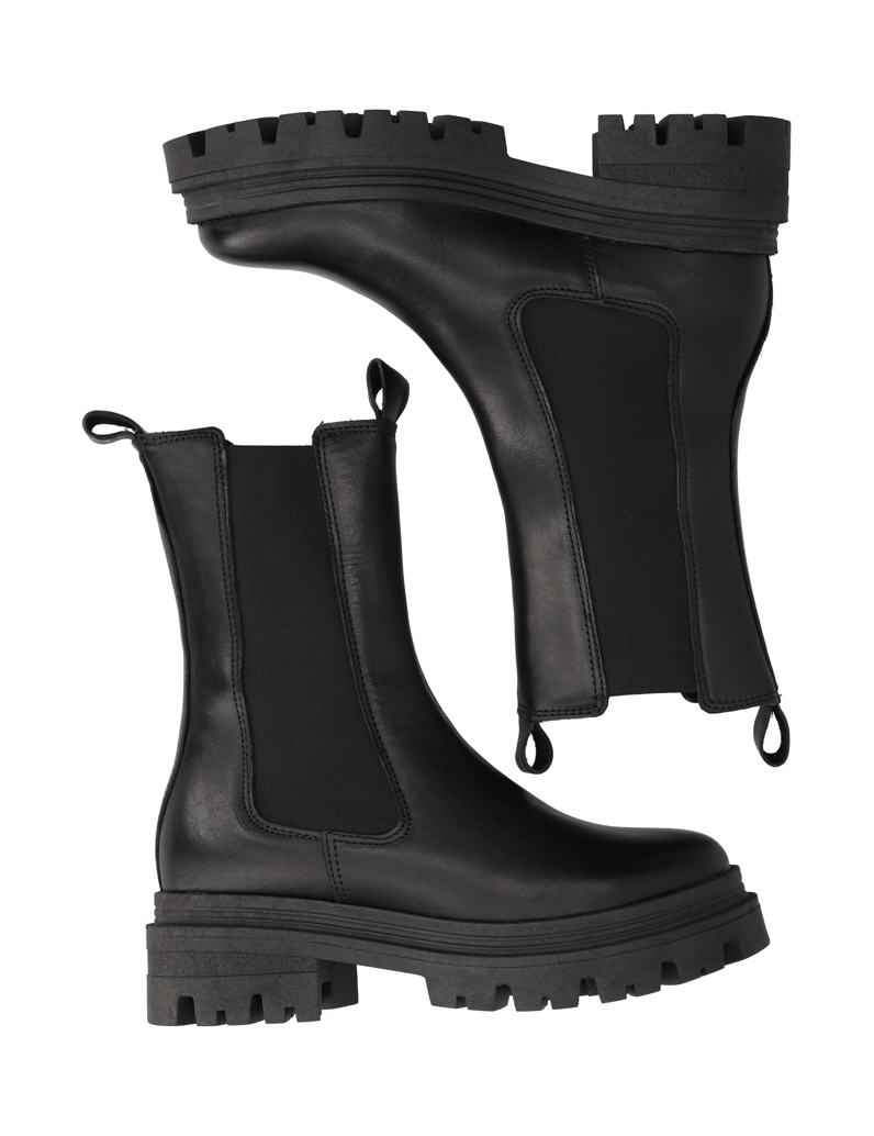 TAMARIS-Glattleder-Chelsea-Boot-schwarz