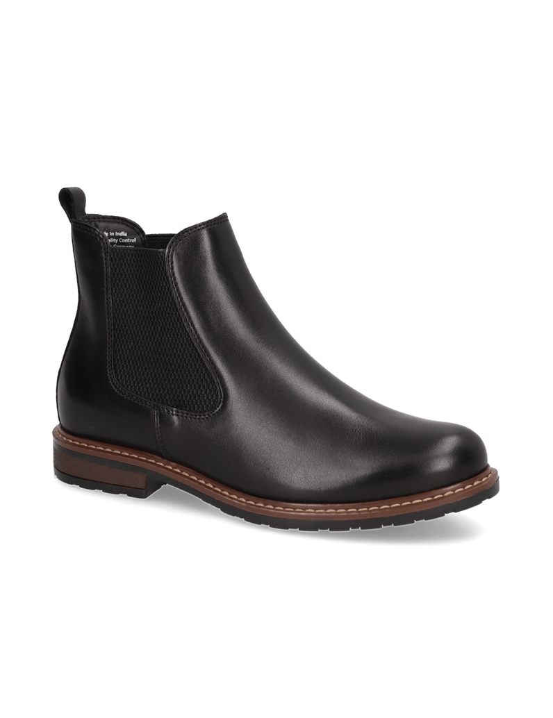 TAMARIS-Glattleder-Chelsea-Boot-schwarz