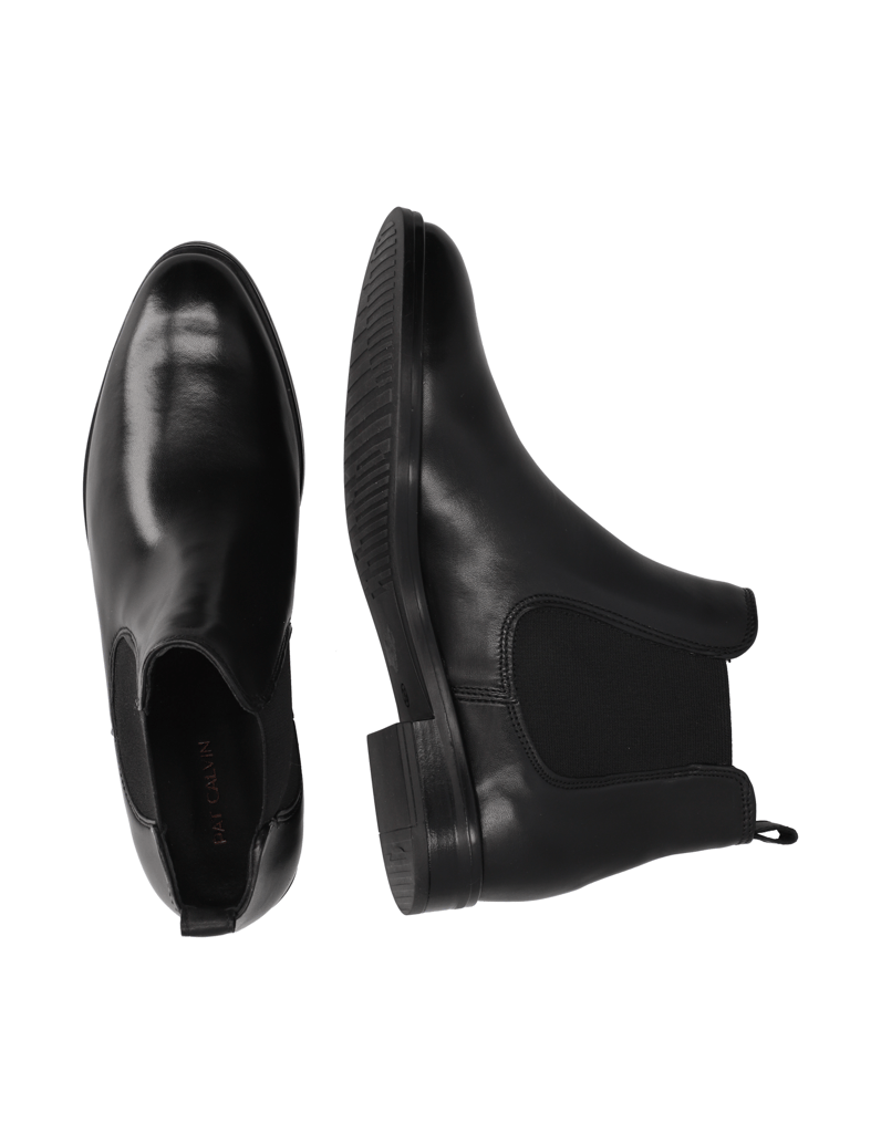 Pat-Calvin-Glattleder-Chelsea-Boot-schwarz