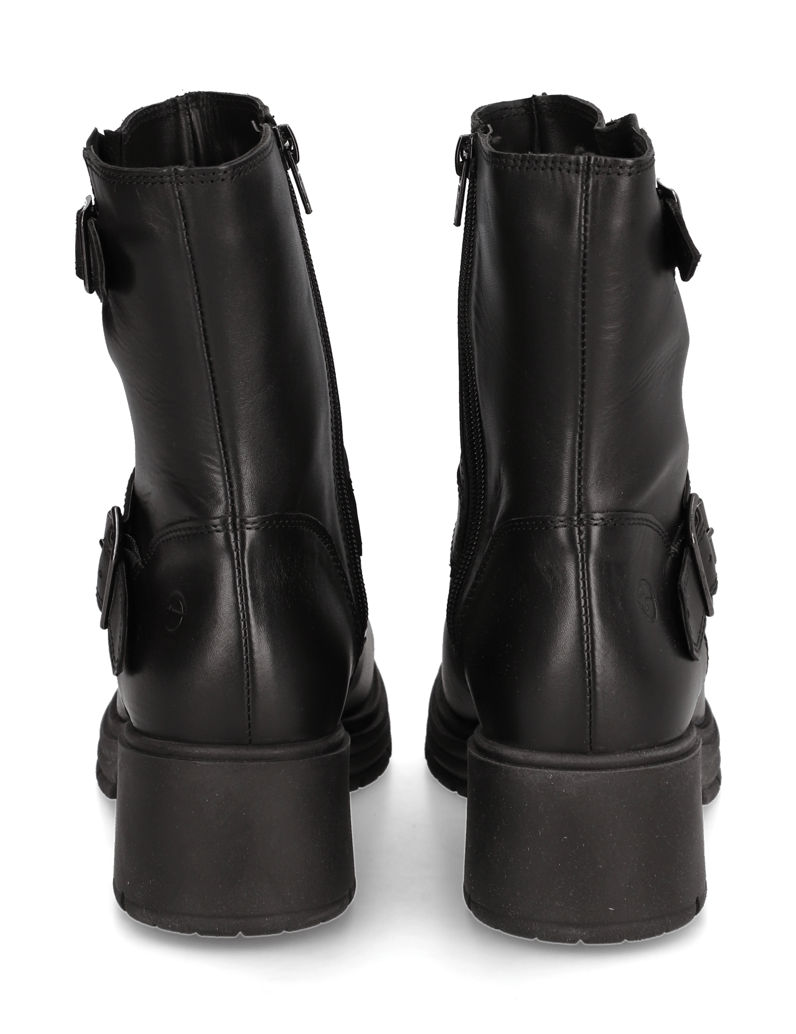 TAMARIS-Glattleder-Boot-schwarz