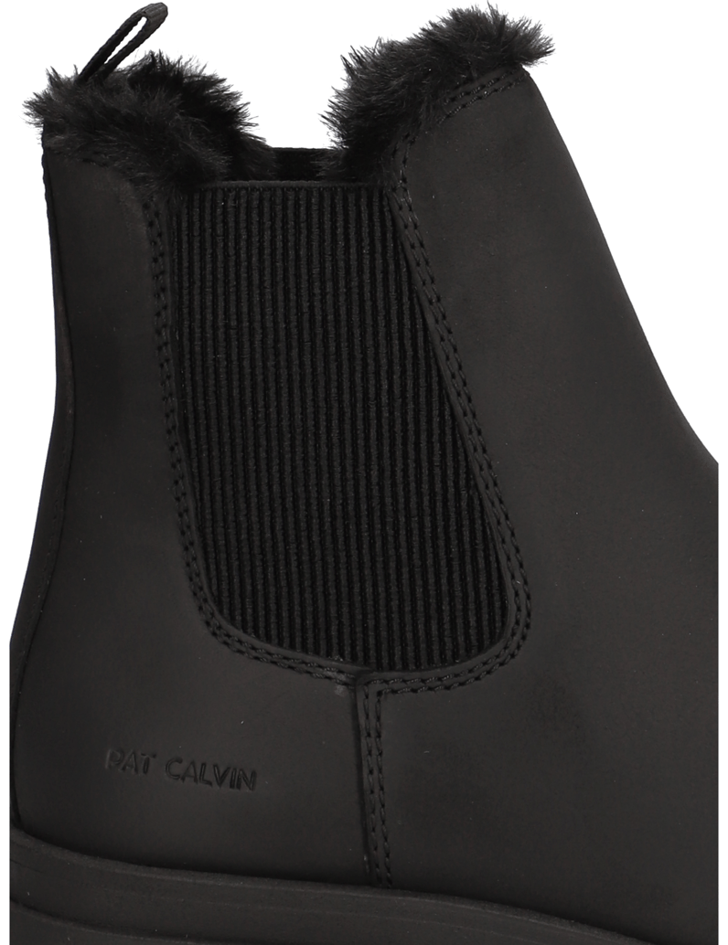 Pat-Calvin-Glattleder-Chelsea-Boot-schwarz