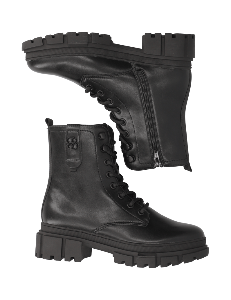 S.Oliver-Schnürboot-schwarz