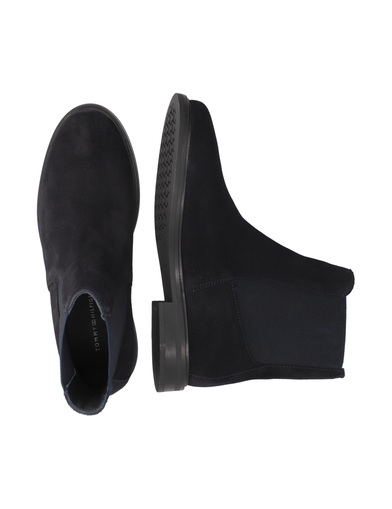 Tommy-Hilfiger-FLAG-SUEDE-LOW-CHELSEA-blau