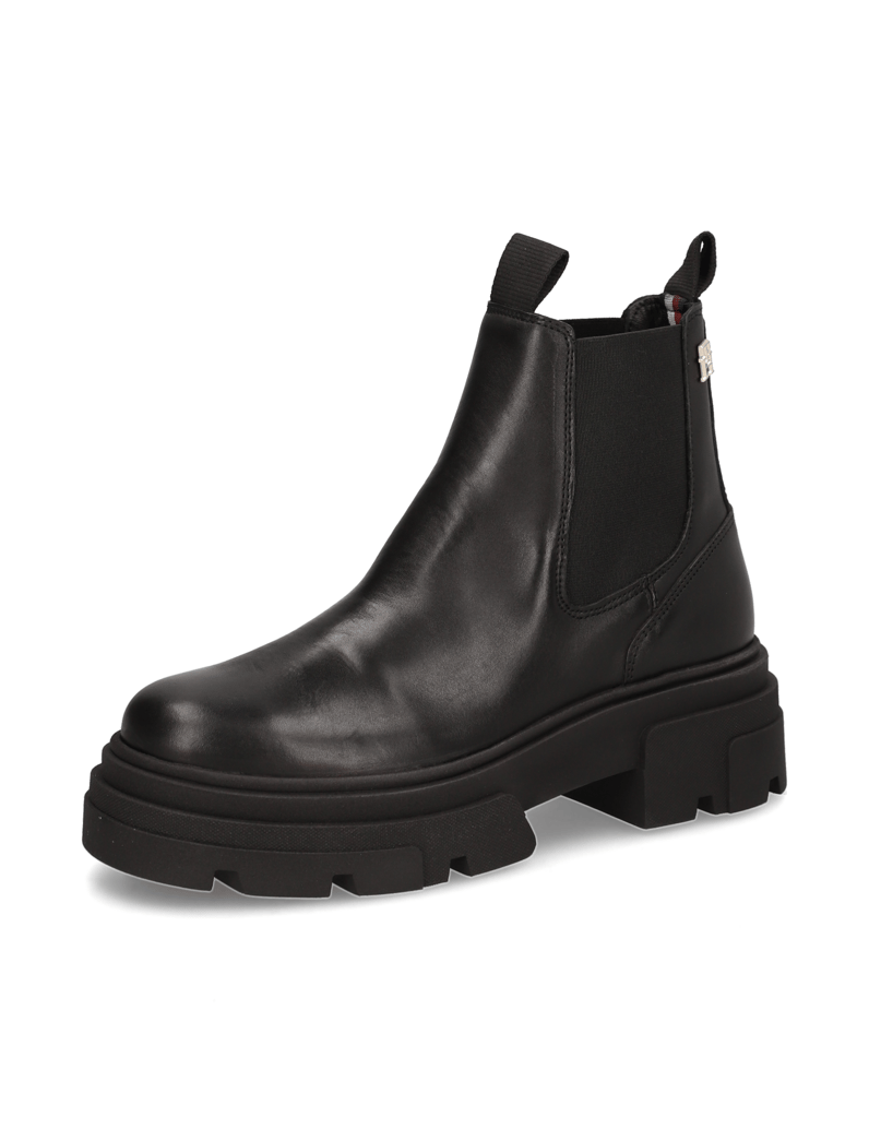 Tommy-Hilfiger-COMBAT-LEATHER-LOWCHELSEA-schwarz