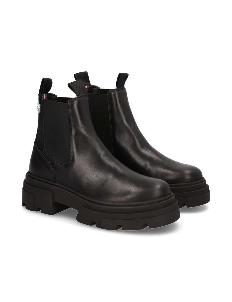 Tommy-Hilfiger-COMBAT-LEATHER-LOWCHELSEA-schwarz