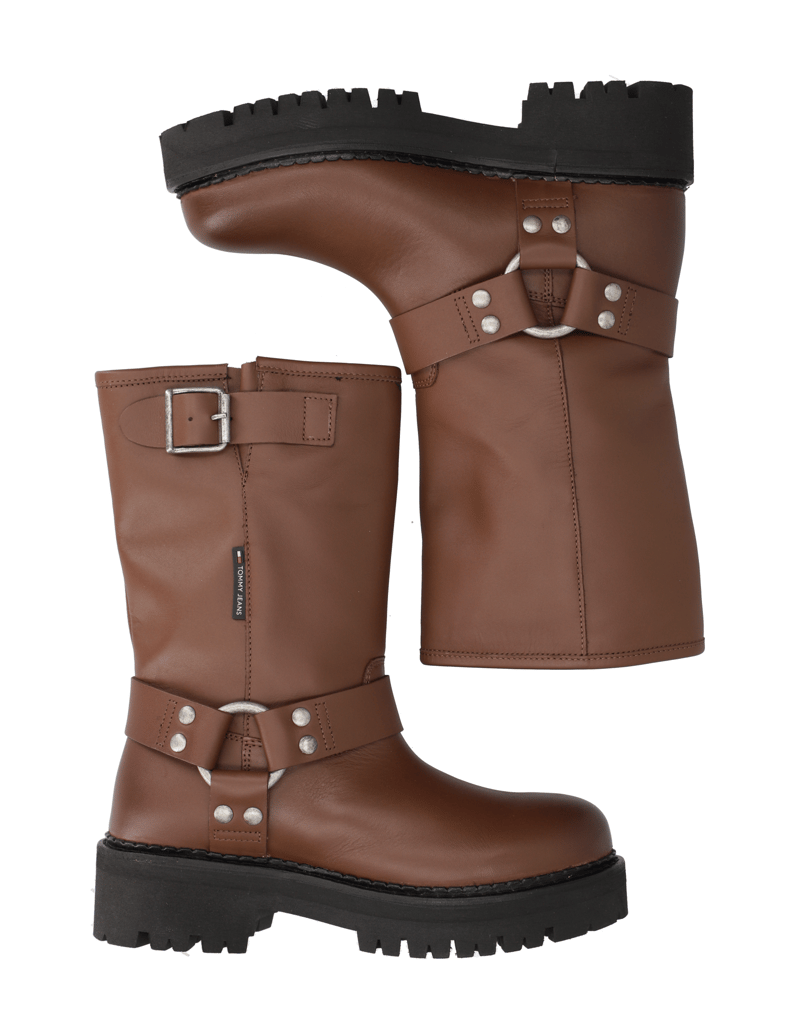 Tommy-Jeans-TJW-URBAN-BIKER-BOOTLEATHER-schwarz