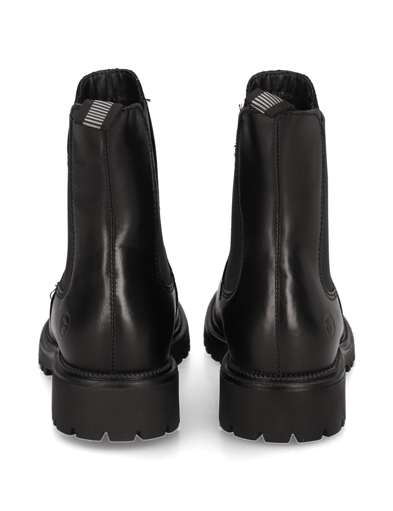 TAMARIS-Glattleder-Chelsea-Boot-schwarz