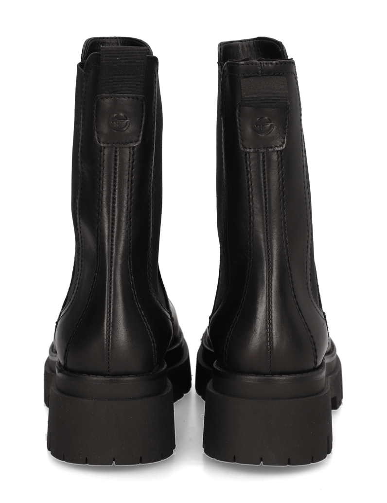 TAMARIS-Glattleder-Chelsea-Boot-schwarz