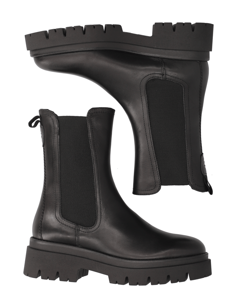 TAMARIS-Glattleder-Chelsea-Boot-schwarz