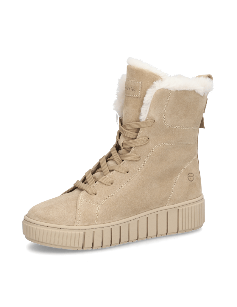TAMARIS-Schnürboot-beige