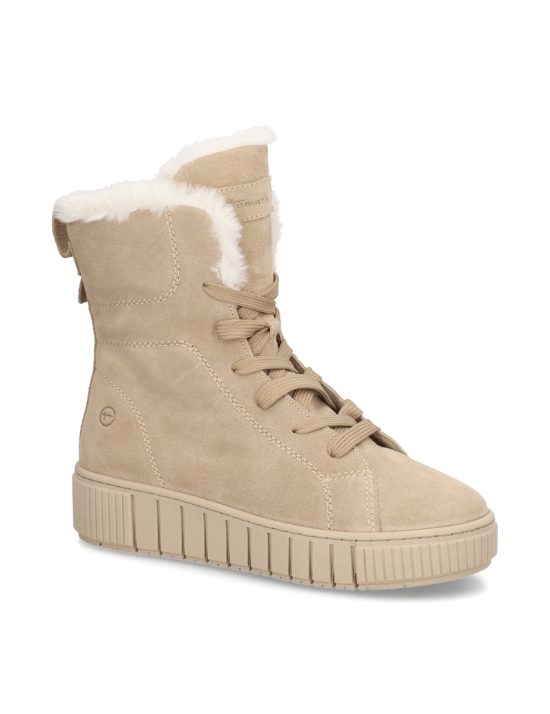 TAMARIS-Schnürboot-beige