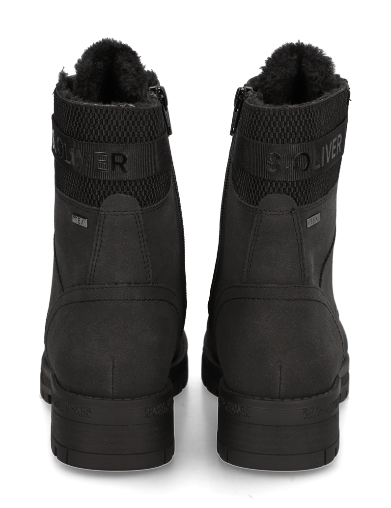 S.Oliver-Schnürboot-schwarz