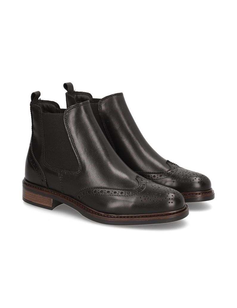 Pat-Calvin-Glattleder-Chelsea-Boot-schwarz