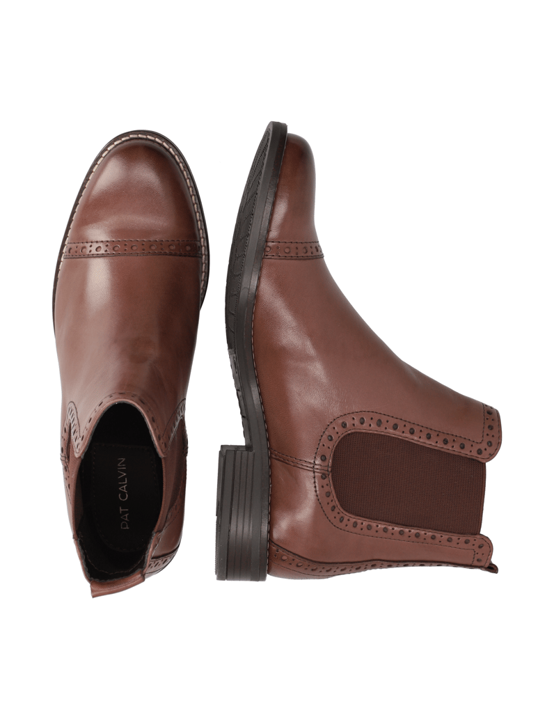 Pat-Calvin-Glattleder-Chelsea-Boot-braun