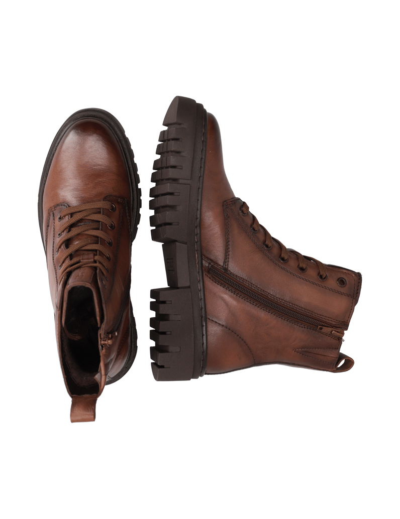 TT.-BAGATT-Glattleder-Schnürboot-cognac