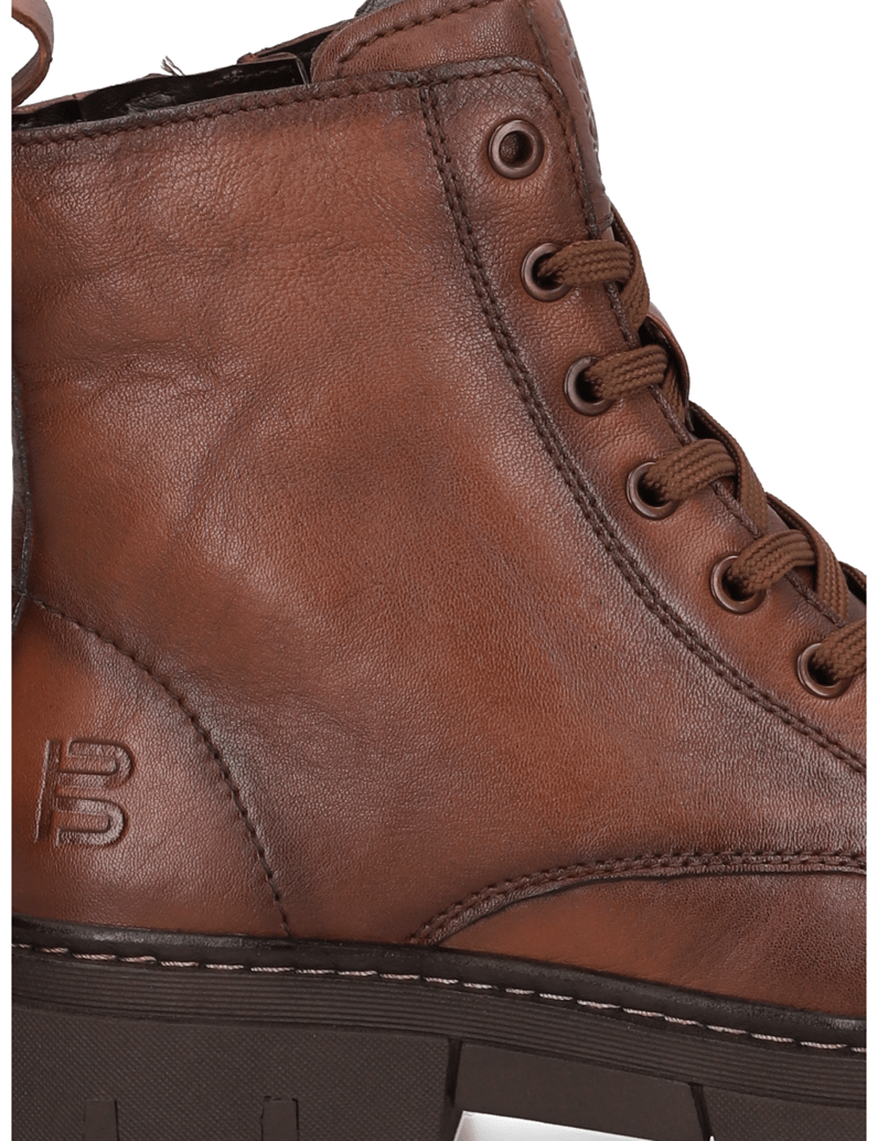 TT.-BAGATT-Glattleder-Schnürboot-cognac