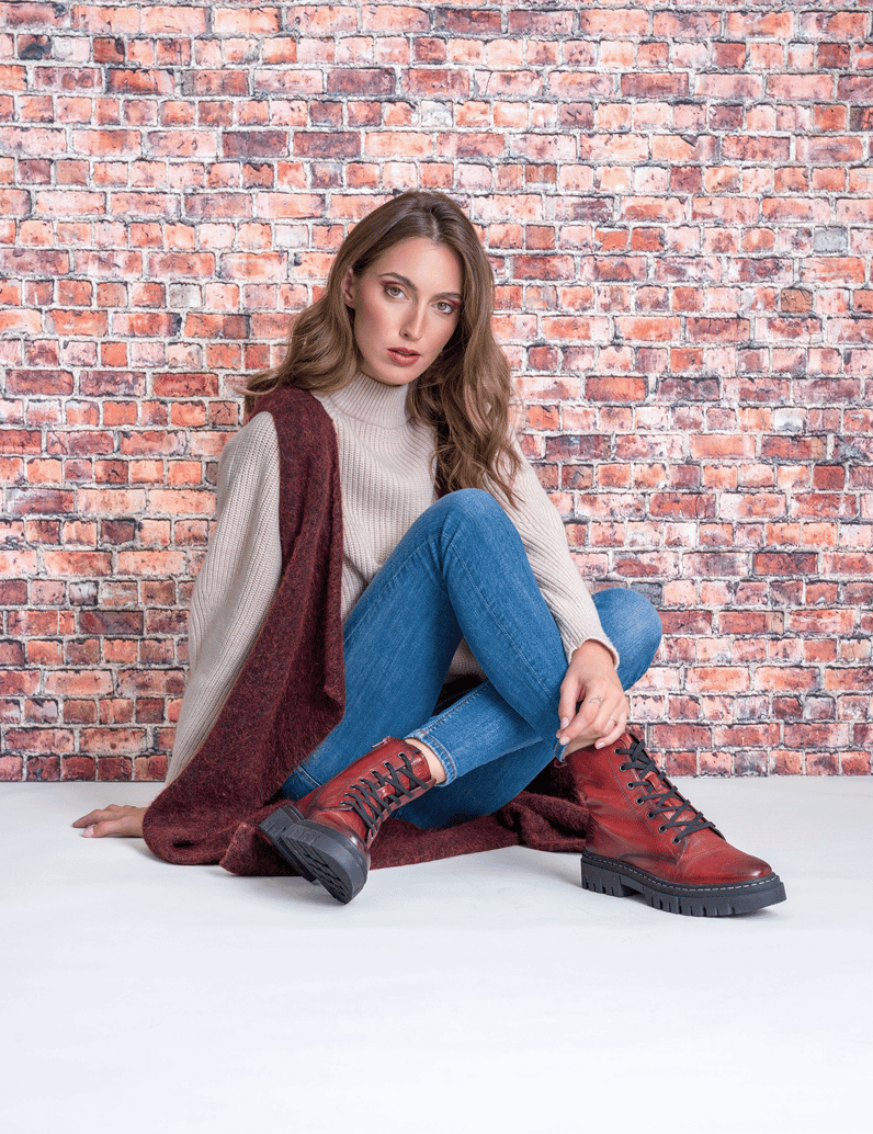 TT.-BAGATT-Glattleder-Schnürboot-cognac