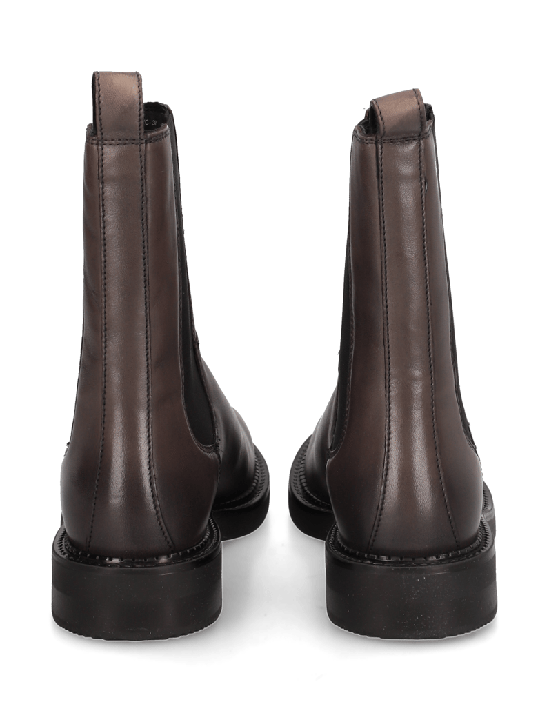 GEOX-Glattleder-Chelsea-Boot-grau