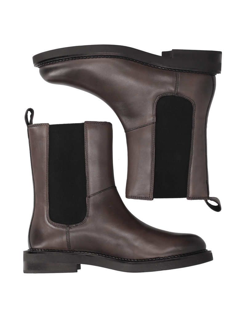 GEOX-Glattleder-Chelsea-Boot-grau