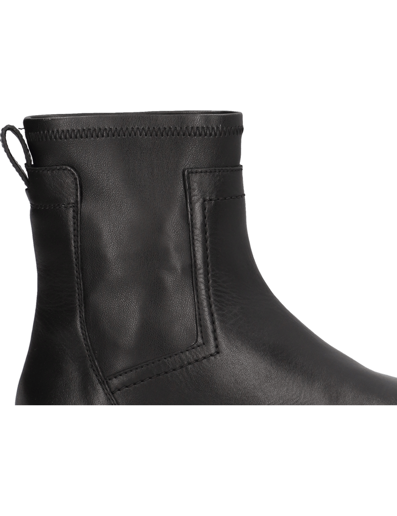 GEOX-Glattleder-Boot-schwarz