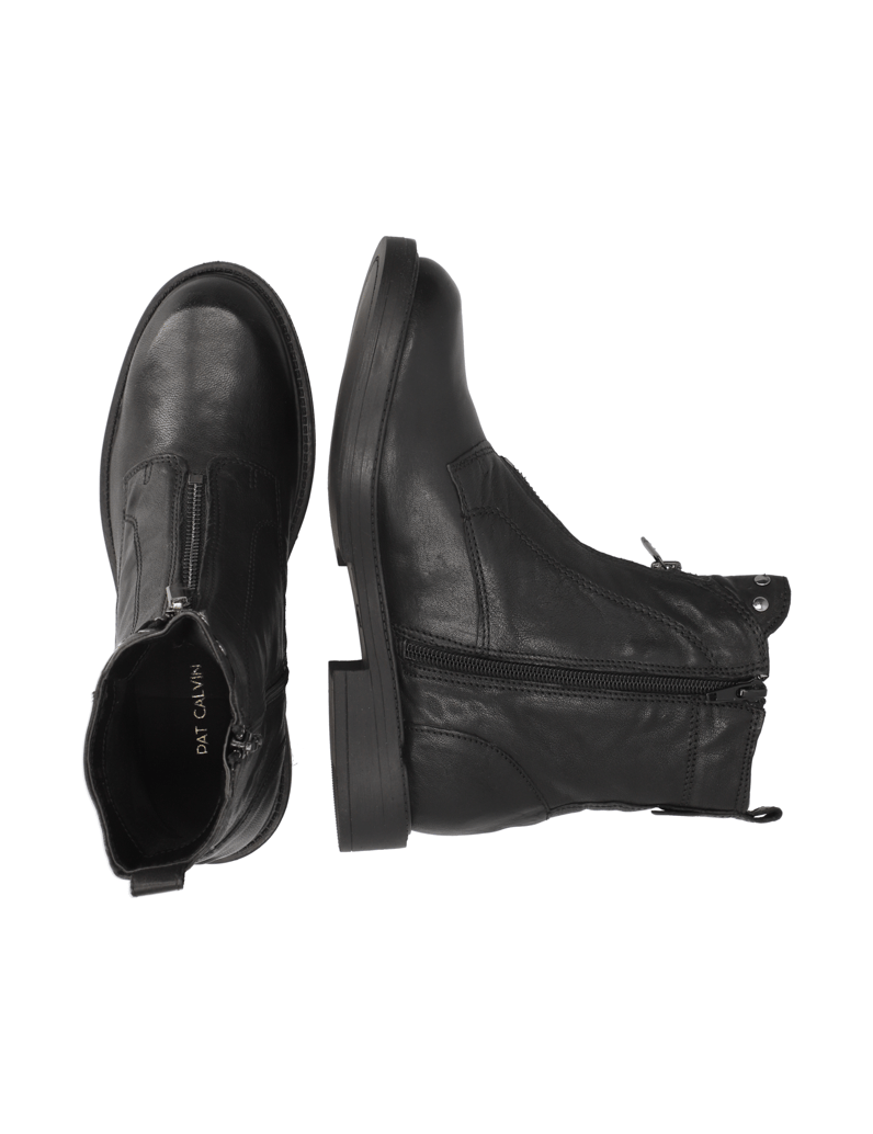 Pat-Calvin-Glattleder-Boot-schwarz