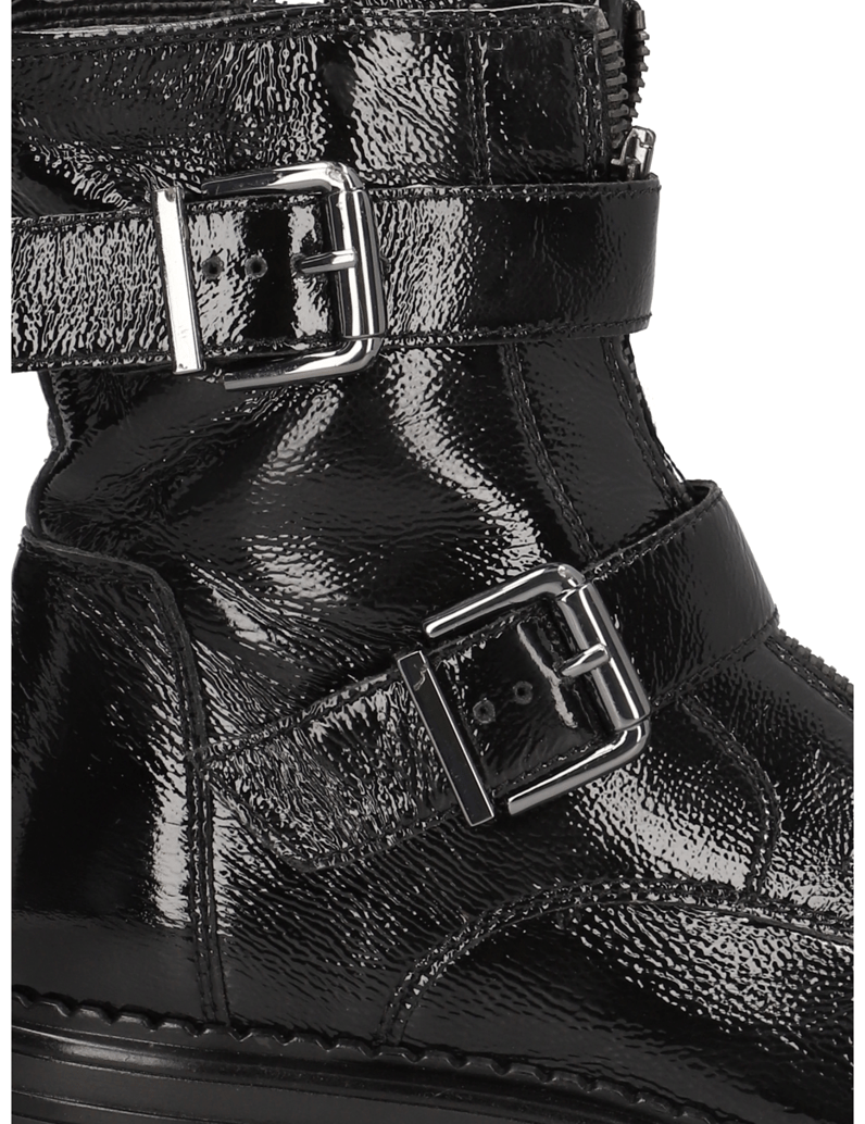 Pat-Calvin-Lackleder-Boot-schwarz
