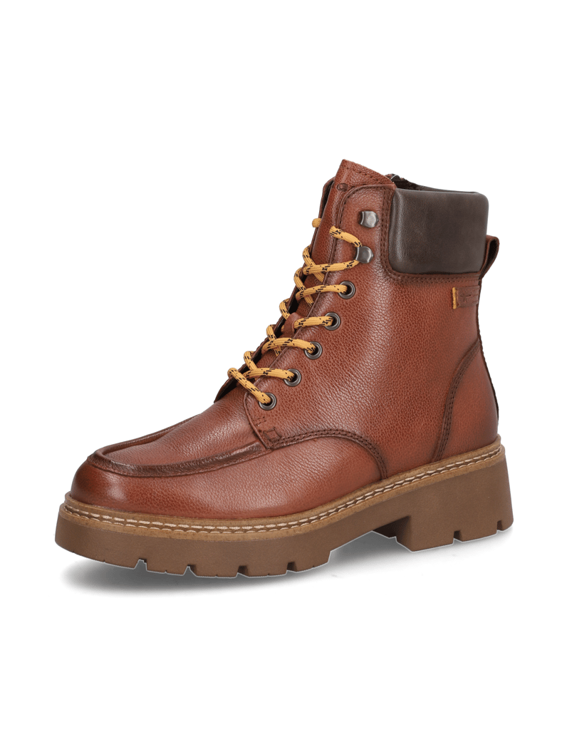 TAMARIS-Schnürboot-cognac