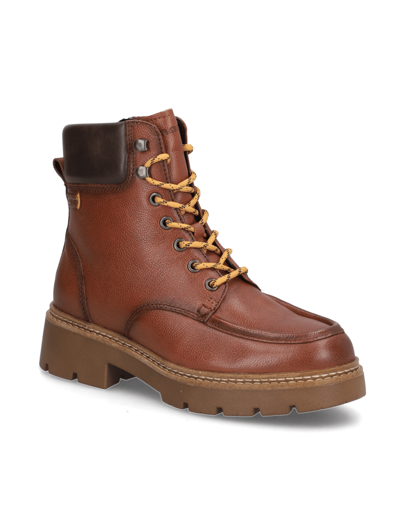 TAMARIS-Schnürboot-cognac