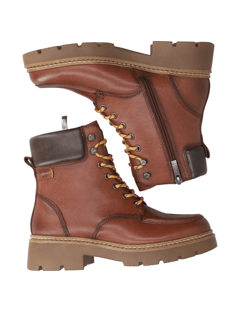 TAMARIS-Schnürboot-cognac