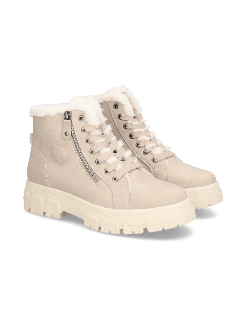 Tom-Tailor-Schnürboot-beige