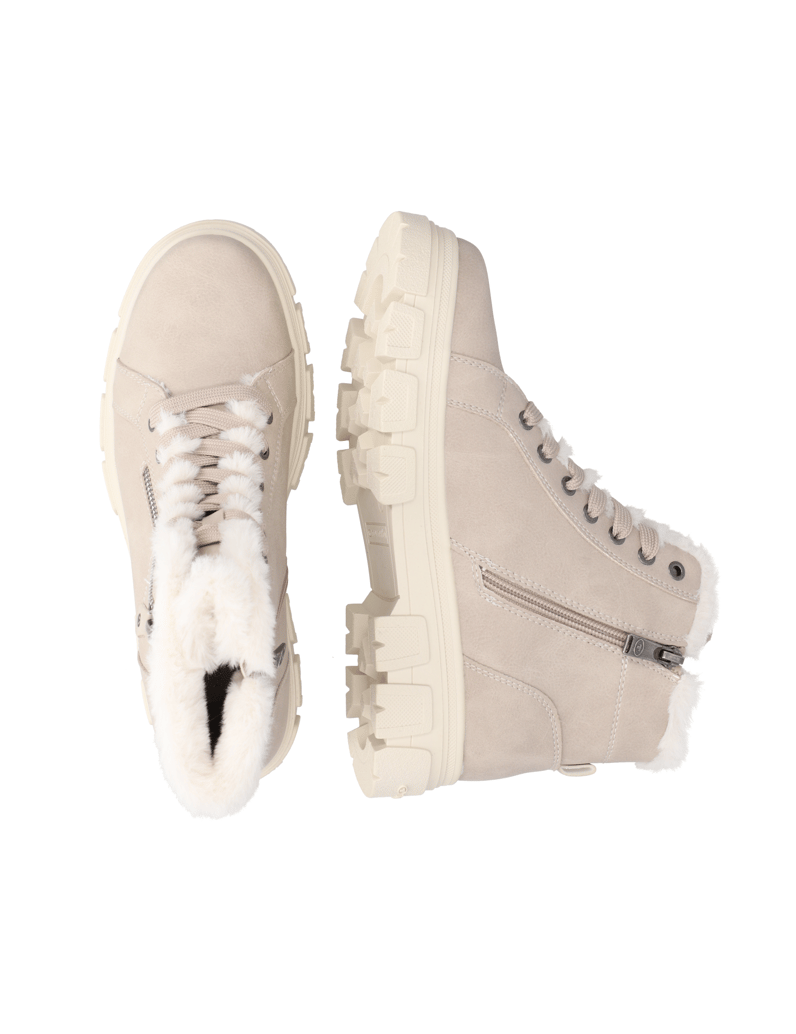 Tom-Tailor-Schnürboot-beige